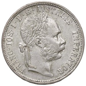 obverse: ESTERE - AUSTRIA - Francesco Giuseppe (1848-1916) - Fiorino 1891 Kr. 2222  AG. SPL+