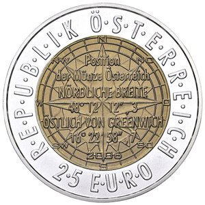 reverse: ESTERE - AUSTRIA - Seconda Repubblica (1945) - 25 Euro 2006   Niobbio. FDC