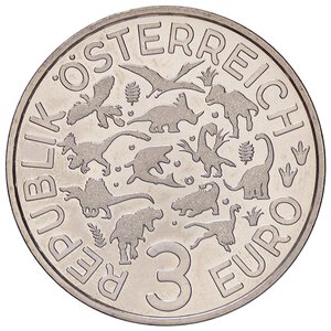 reverse: ESTERE - AUSTRIA - Seconda Repubblica (1945) - 3 Euro 2021 - Deinonico   NI. FDC