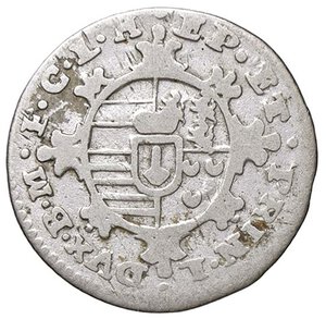 reverse: ESTERE - BELGIO - LIEGI - Giovanni Teodoro di Baviera (1744-1763) - Plaquette 1751 Kr. 152  AG. meglio di MB