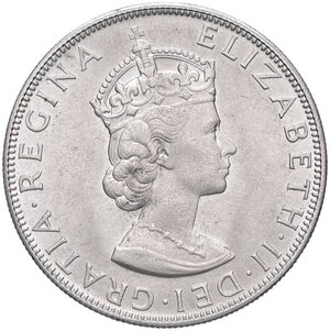 obverse: ESTERE - BERMUDA - Elisabetta II (1952-2022) - Corona 1964 Kr. 14  AG. qFDC