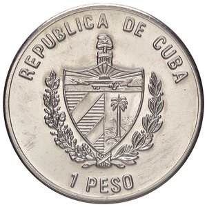 obverse: ESTERE - CUBA - Repubblica  - Peso 1995 - Pirata Barba Nera   NI. FDC