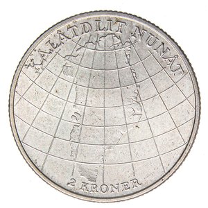 reverse: ESTERE - DANIMARCA - Federico IX (1947-1972) - 2 Corone 1953 - Campagna contro la tubercolosi Kr. 844  AG. qFDC