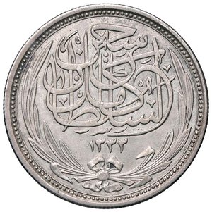 obverse: ESTERE - EGITTO - Hussein Kamil (1915-1917) - 10 Piastre 1917 Kr. 319  AG. BB-SPL