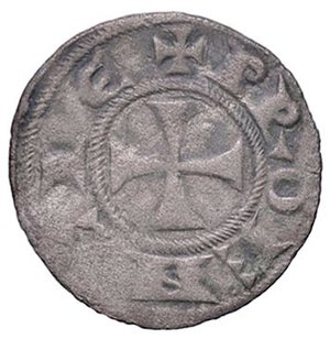 obverse: ESTERE - FRANCIA - CONTEA DI FORCALQUIER - Guglielmo IV (1150-1209) - Obolo Dup. 1725 R (MI g. 0,39). qBB