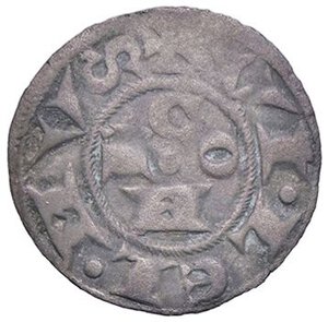 reverse: ESTERE - FRANCIA - CONTEA DI FORCALQUIER - Guglielmo IV (1150-1209) - Obolo Dup. 1725 R (MI g. 0,39). qBB