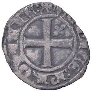 obverse: ESTERE - FRANCIA - PROVENCE - Roberto d Angiò (1309-1343) - Denaro Dup. 1648  (AG g. 1). qBB