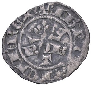 reverse: ESTERE - FRANCIA - PROVENCE - Roberto d Angiò (1309-1343) - Denaro Dup. 1648  (AG g. 1). qBB