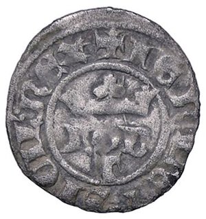 obverse: ESTERE - FRANCIA - PROVENCE - Roberto d Angiò (1309-1343) - Obolo Dup. 1649  (AG g. 0,41). qBB