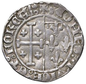 reverse: ESTERE - FRANCIA - PROVENCE - Luigi III e Luigi IV di Provenza (1384-1417 e 1714-1434) - Grosso Dup. 1697  (AG g. 1,61). BB