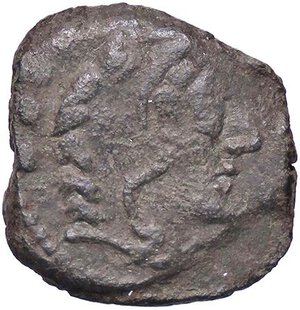 obverse: ROMANE REPUBBLICANE - ANONIME - Monete con simboli o monogrammi (211-170 a.C.) - Quadrante Cr. 195/4  (AE g. 5,33). qBB