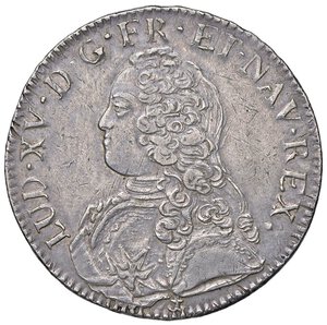 obverse: ESTERE - FRANCIA - Luigi XV (1715-1774) - Scudo 1738   AG  Lievi striature di conio al R/. BB-SPL