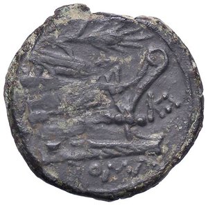 reverse: ROMANE REPUBBLICANE - ANONIME - Monete con simboli o monogrammi (211-170 a.C.) - Sestante Cr. 69/6a  (AE g. 6,32) Ex asta Artemide e-A. 30, lotto 313. BB+