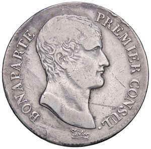 obverse: ESTERE - FRANCIA - Napoleone I, Console (1801-1804) - 5 Franchi AN 12 A Kr. 659.1  AG. qBB