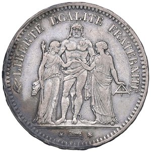 obverse: ESTERE - FRANCIA - Seconda Repubblica (1848-1852) - 5 Franchi 1848 A Kr. 756.1  AG  Colpetti. BB