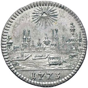 reverse: ESTERE - GERMANIA - NURNBERG - Città Libera  - Kreuzer 1773 Kr. 367  MI. qFDC