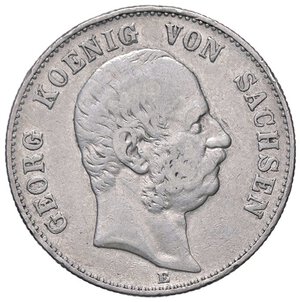 obverse: ESTERE - GERMANIA - SASSONIA - Giorgio (1902-1904) - 2 Marchi 1904 E Kr. 1257  AG. BB