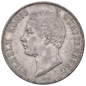 obverse: ESTERE - GERMANIA - WURTTEMBERG - Guglielmo I (1816-1864) - 2 Gulden 1846 Kr. 595  (AG g. 37). BB+