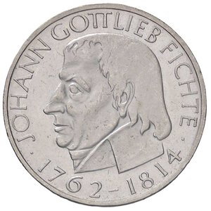 obverse: ESTERE - GERMANIA - Repubblica Federale (1949) - 5 Marchi 1964 - Fichte Kr. 118.1 R AG. qFDC