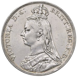 obverse: ESTERE - GRAN BRETAGNA - Vittoria (1837-1901) - Corona 1889 Kr. 765  AG. BB