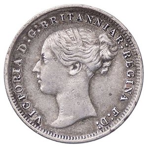 obverse: ESTERE - GRAN BRETAGNA - Vittoria (1837-1901) - 3 Pence 1873 Kr. 730  AG. BB-SPL