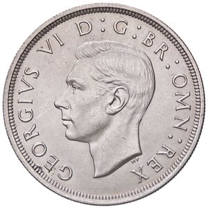 obverse: ESTERE - GRAN BRETAGNA - Giorgio VI (1936-1952) - Corona 1937 Kr. 857  AG. SPL+/qFDC