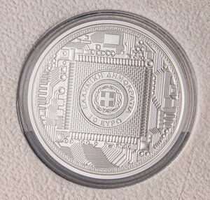 obverse: ESTERE - GRECIA - Repubblica (1974) - 10 Euro 2022 - Tecnologia antica   AG In confezione. FS