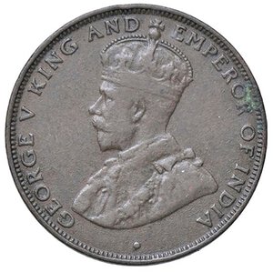 obverse: ESTERE - HONG KONG - Giorgio V (1910-1936) - Cent 1934 Kr. 17  CU. BB