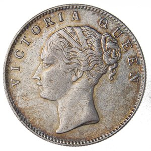 obverse: ESTERE - INDIA BRITANNICA - Vittoria (1837-1901) - Rupia 1840 Kr. 457.1  AG  Abilmente lavata. BB