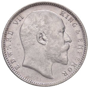 obverse: ESTERE - INDIA BRITANNICA - Edoardo VII (1901-1910) - Rupia 1905 Kr. 508  AG. BB-SPL