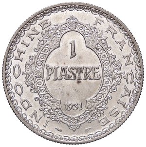 reverse: ESTERE - INDOCINA FRANCESE - Terza Repubblica (1870-1940) - Piastra 1931 Kr. 19  AG. SPL+