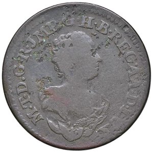 obverse: ESTERE - LUSSEMBURGO - Maria Teresa d Asburgo (1740-1780) - 2 Liard 1757 Kr. 2  CU  Metallo poroso. MB+/qBB