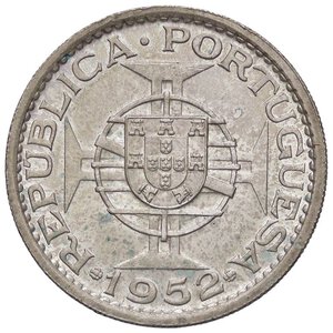 reverse: ESTERE - MACAO  - 5 Patacas 1952 Kr. 5  AG. qFDC