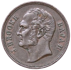 obverse: ESTERE - MALESIA - SARAWAK - James Brooke (1841-1868) - Cent 1863 Kr. 3  CU. BB