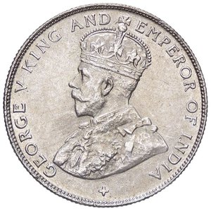 obverse: ESTERE - MALESIA - STRAITS SETTLEMENTS - Giorgio V (1910-1936) - 50 Cents 1921 Kr. 35.1  AG. bello SPL