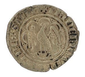 reverse: Federico III D Aragona (1296-1337). Messina. Pierreale Ag gr. 3,16. Spahr, 5; DBS (D Andrea, Bonanno, Santone), 31. BB/qSPL