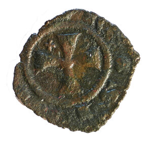 reverse: Federico III D Aragona (1296-1337). Messina. Denaro MI gr. 0,60. Spahr, 38; DBS (D Andrea, Bonanno, Santone), 54. BB+