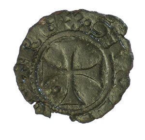 reverse: Federico III D Aragona (1296-1337). Messina. Denaro MI gr. 0,44. Spahr, 44 var.; DBS (D Andrea, Bonanno, Santone), 58. BB+