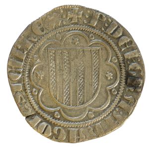 obverse: Pietro D Aragona e Costanza di Svevia (1282-1285). Messina. Pierreale Ag gr. 2,44. Spahr, 24; DBS (D Andrea, Bonanno, Santone), 11. SPL/BB+