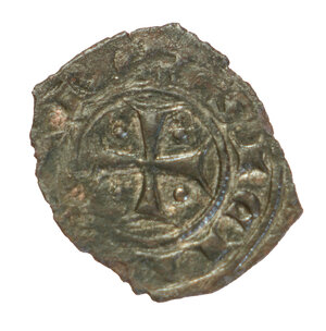 reverse: Federico III D Aragona (1296-1337). Messina. Denaro MI gr. 0,64. Spahr, manca; MEC14, 782; DBS (D Andrea, Bonanno, Santone), 65. Raro. SPL