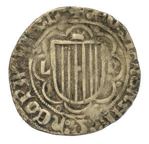 obverse: Federico IV D Aragona detto il semplice (1355-1377). Messina. Pierreale Ag gr. 2,78. Spahr, 68; DBS (D Andrea, Bonanno, Santone), 114a. Lievemente tosato. BB+