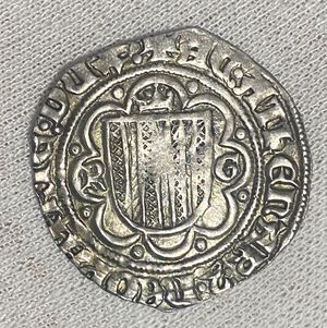 obverse: Federico IV D Aragona detto il semplice (1355-1377). Messina. Pierreale Ag gr. 3,25. Spahr, 133; DBS (D Andrea, Bonanno, Santone), 135. BB-SPL