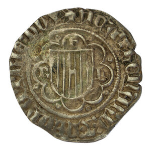 obverse: Federico IV D Aragona detto il semplice (1355-1377). Messina. Pierreale Ag gr. 3,19. Spahr, 178; DBS (D Andrea, Bonanno, Santone), 164. BB-SPL