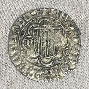 obverse: Federico IV D Aragona detto il semplice (1355-1377). Messina. Pierreale Ag gr. 3,22. Spahr, 196; DBS (D Andrea, Bonanno, Santone), 169. BB/SPL