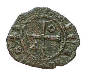 reverse: Federico IV D Aragona detto il semplice (1355-1377). Messina. Denaro MI gr. 0,79. Spahr, 246; DBS (D Andrea, Bonanno, Santone), 212. Raro. BB-SPL