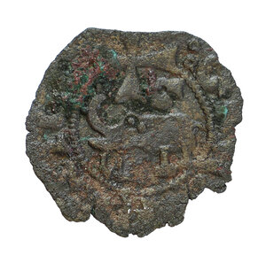 obverse: Federico IV D Aragona detto il semplice (1355-1377). Catania. Denaro MI gr. 0,62. Spahr, 268; DBS (D Andrea, Bonanno, Santone), 243. Raro. SPL/BB+