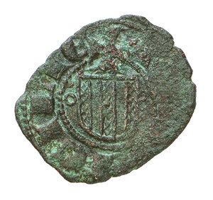 obverse: Martino I D Aragona (1401-1409). Messina. Denaro MI gr. 0,67. Spahr, manca; DBS (D Andrea, Bonanno, Santone), 300. Raro. BB-SPL