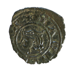 obverse: Giacomo D Aragona (1285-1296). Messina. Denaro MI gr. 0,68.Spahr, 20; DBS (D Andrea, Bonanno, Santone), 26. BB