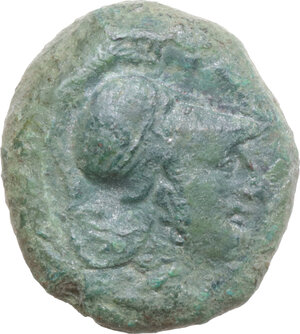 obverse: Etruria, Cosa. AE Quartuncia, c. 273-250 BC