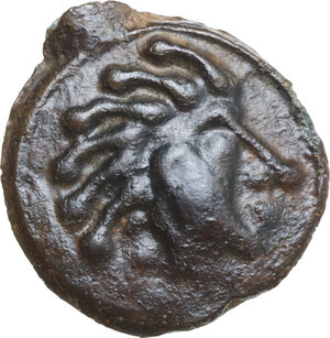 obverse: Northwest Gaul, Aulerci Eburovices. Potin Unit, c. 100-50 BC